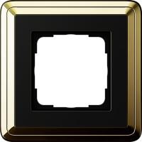 Gira ClassiX Латунь/Черный Рамка 1-ая