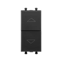 DKC Avanti Черный матовый Механизм управления рольставней 1 модуль