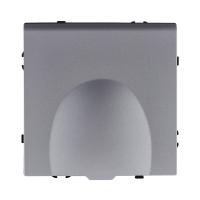 Розетка штепсельная SCHUKO 16A/250 В с крышкой, серый Kollinger Eclipse EC-015GY