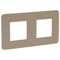 SE Unica Studio Песочная/Бежевая Рамка 2-ная