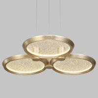 Подвесной светодиодный светильник 90034/3 золото Eurosvet Crespella