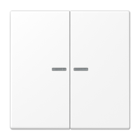 JUNG LS 990 Белый матовый Клавиша 2-ая с подсветкой