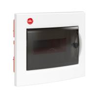 DKC Щиток встраив.с двер.8мод.,IP41,бел., с клем.блок.1х87508 и замком