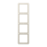 JUNG CD Бежевая Рамка 4-ая ударопрочная ударопрочная