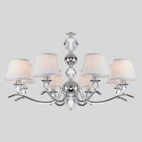 Подвесная люстра с абажурами 60097/8 хром Eurosvet Sortino