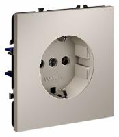 Розетка встраиваемая VOLTUM S70 с заземлением 16А, (кашемир)