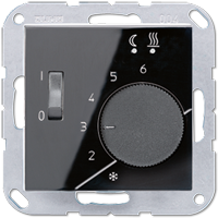 JUNG A 500 Черный Регулятор теплого пола, 10(4)А