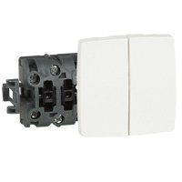 Legrand Oteo Переключатель 2-х клавишный