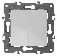 ЭРА 14-1106-01 Elegance Белый Переключатель 2-кл