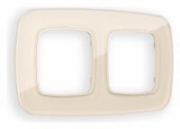 Рамка OMEGA Radian (Бежевый Стекло органическое) 2-ая OF320302