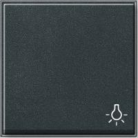 Gira TX-44 Антрацит Клавиша 1-ая с символом свет