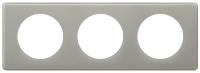 Legrand Celiane Серый глянец Рамка 3-я (2+2+2 мод)