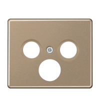 JUNG SL 500 Бронза Накладка TV-SAT-FM розетки