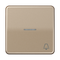 JUNG CD 500/CD plus Бронза Клавиша 1-ая с/п с символом ЗВОНОК