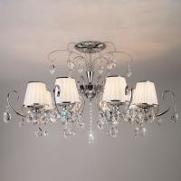 Люстра с хрусталем 10021/8 хром Eurosvet Rosalva Люстра с хрусталем 10021/8 хром Eurosvet Rosalva