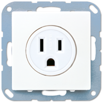 JUNG A 500 Белая Розетка системы US-NEMA 15А 125V
