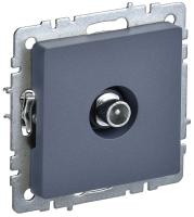 IEK BRITE Розетка TV проходная РТВ10-0-БрМ мар.