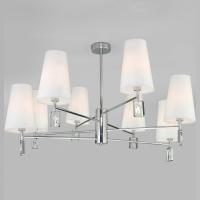 Классическая люстра с абажурами 60137/8 хром Eurosvet Milazzo