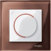 SE Merten SM Бел глянец Накладка светорегулятора поворотно-нажимного многофункц. с подсветкой , мех 577099