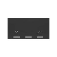 Simon 100 Черный матовый  Клавиша выключателя жалюзи