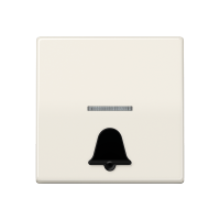 JUNG Клавиша для выключателя с символом "звонок" слоновая кость