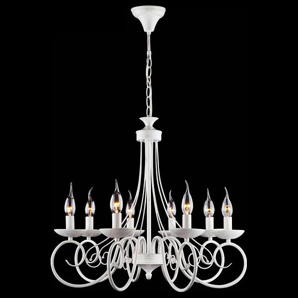 Люстра классическая 22404/8 белый с золотом Eurosvet Provence Люстра классическая 22404/8 белый с золотом Eurosvet Provence