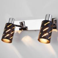 Настенный светильник 20090/2 черный / хром Eurosvet Fente