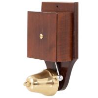 Zamel Звонок "РЕТРО", проводной, эл.-механич., 220 В, темное дерево, 88 дБ (копия модели 1920 г.)