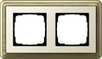 Gira ClassiX Бронза/Кремовый Рамка 2-ая