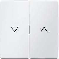 Berker Q Полярно-белый с эффектом бархата Клавиша 2-ая с оттиском "Стрелка"