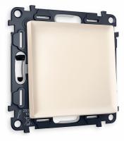 Комплект механизма 1-клавишного перекрестного выключателя ALFA MA321030 Бежевый матовый QUANT