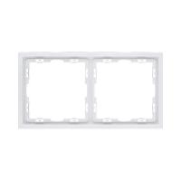 Рамка 2-постовая, белый матовый Kollinger Eclipse EC2WH