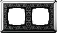 Gira ClassiX Art Хром/Черный Рамка 2-ая