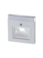 ABB BJE Solo/Future Бел Накладка 1-й ТЛФ и комп розетки наклонной (мех 213/16)