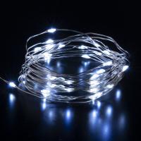 Гирлянда нить 'Роса' белый 5м IP20 400-007 белый Eurosvet Роса