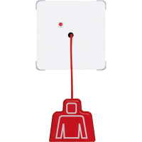 JUNG кнопка вызова со шнуром, белый
