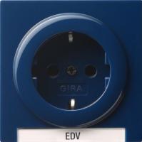 Gira Розетка с полем для надписи