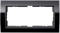 Gira Event Clear Черный/Антрацит Рамка 2-ая без перегородки