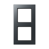 JUNG A550 Матовый антрацит Рамка 2-ая для вертикальной и горизонтальной установки