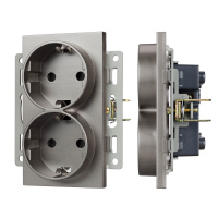 Arlight Механизм электрической розетки SCT-MEUD-PL-GR (250V, 16A) (-)