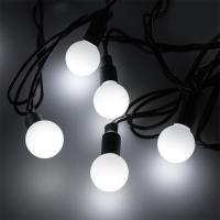Arlight Светодиодная гирлянда ARD-BALL-CLASSIC-D23-20000-BLACK-160LED WHITE (230V, 7W) (Ardecoled, IP65)