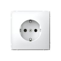 Systeme Electric ArtGallery Белый Розетка с заземлением, 16А, механизм, быстрозажим. клем.