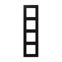 JUNG A 550 Черный матовый Рамка 4-ая