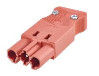 Simon Connect Красная Вилка Quick Connection "папа" 3 контакта в разъём CR0001-..