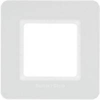 Berker Q.7 Полярно-белый с эффектом бархата Рамка 1-местная