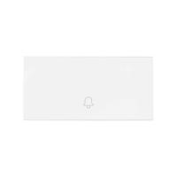 Simon 100 Белый матовый  Клавиша выключателя с пиктограммой «звонок»