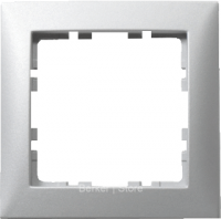 Berker S.1 Алюминий матовый Рамка 1-местная