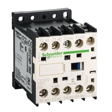 Schneider Electric Auxiliary contactors Промежуточное реле 3НО+1НЗ, цепь управления 230В 50/60Гц, винтовой зажим