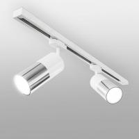 Трековый светодиодный светильник для однофазного шинопровода Avantag Белый матовый/хром 6W 4200K LTB27 Elektrostandard Avantag a047018