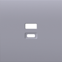 Donel Накладка для розеток USB, серый графит, серия S08, DS28659